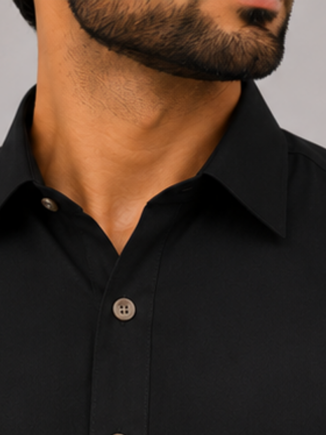 Pathani Kurta Set - Black