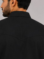 Pathani Kurta Set - Black