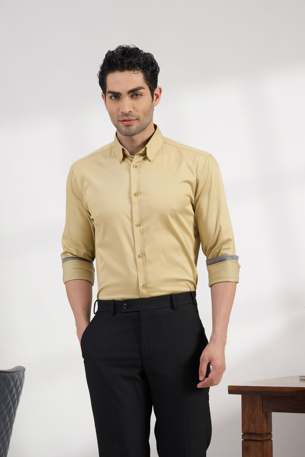 Beige Sand - Premium Cotton Formal Shirt for Men Men's Shirt Men's Shirt