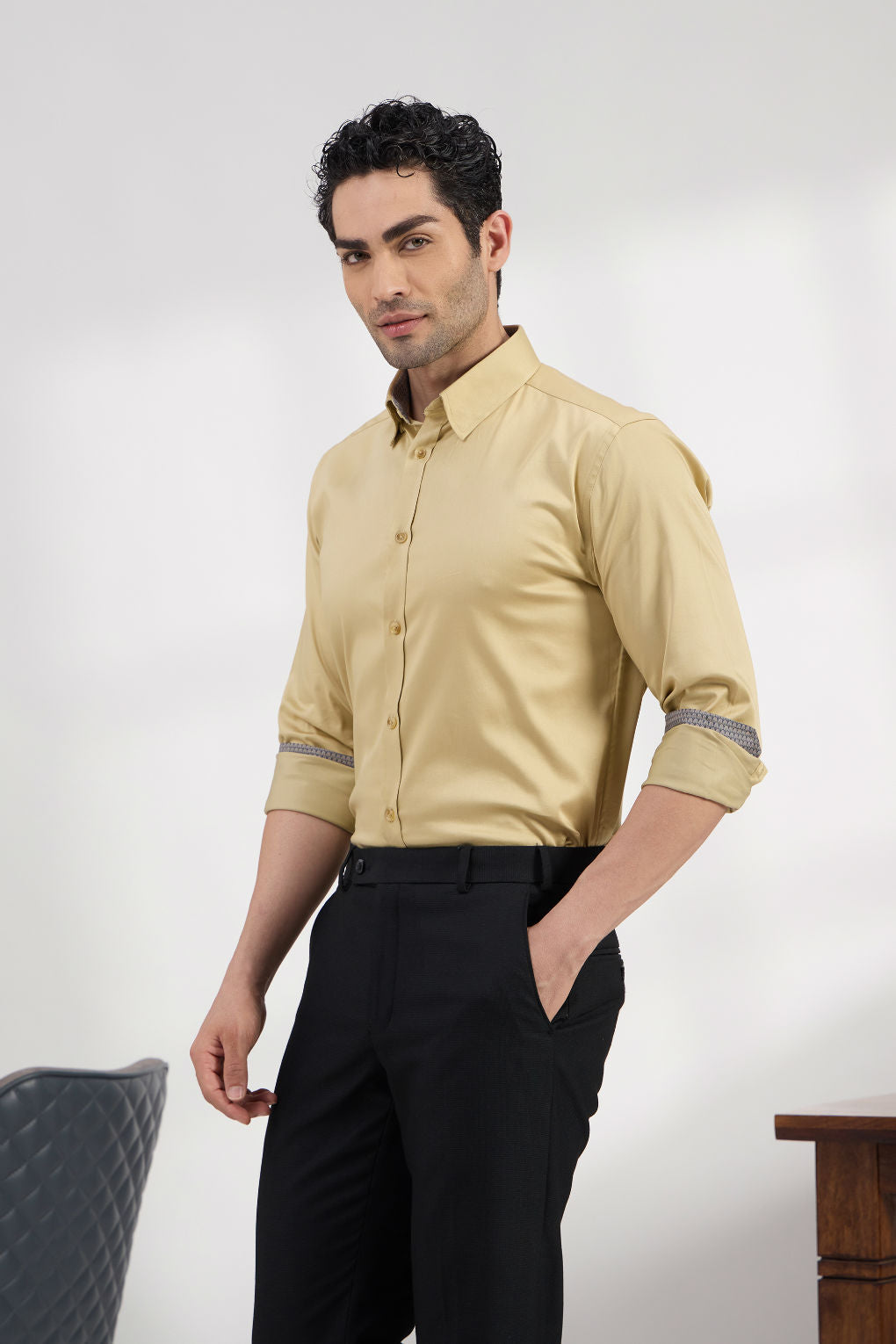 Beige Sand - Premium Cotton Formal Shirt for Men Men's Shirt Men's Shirt