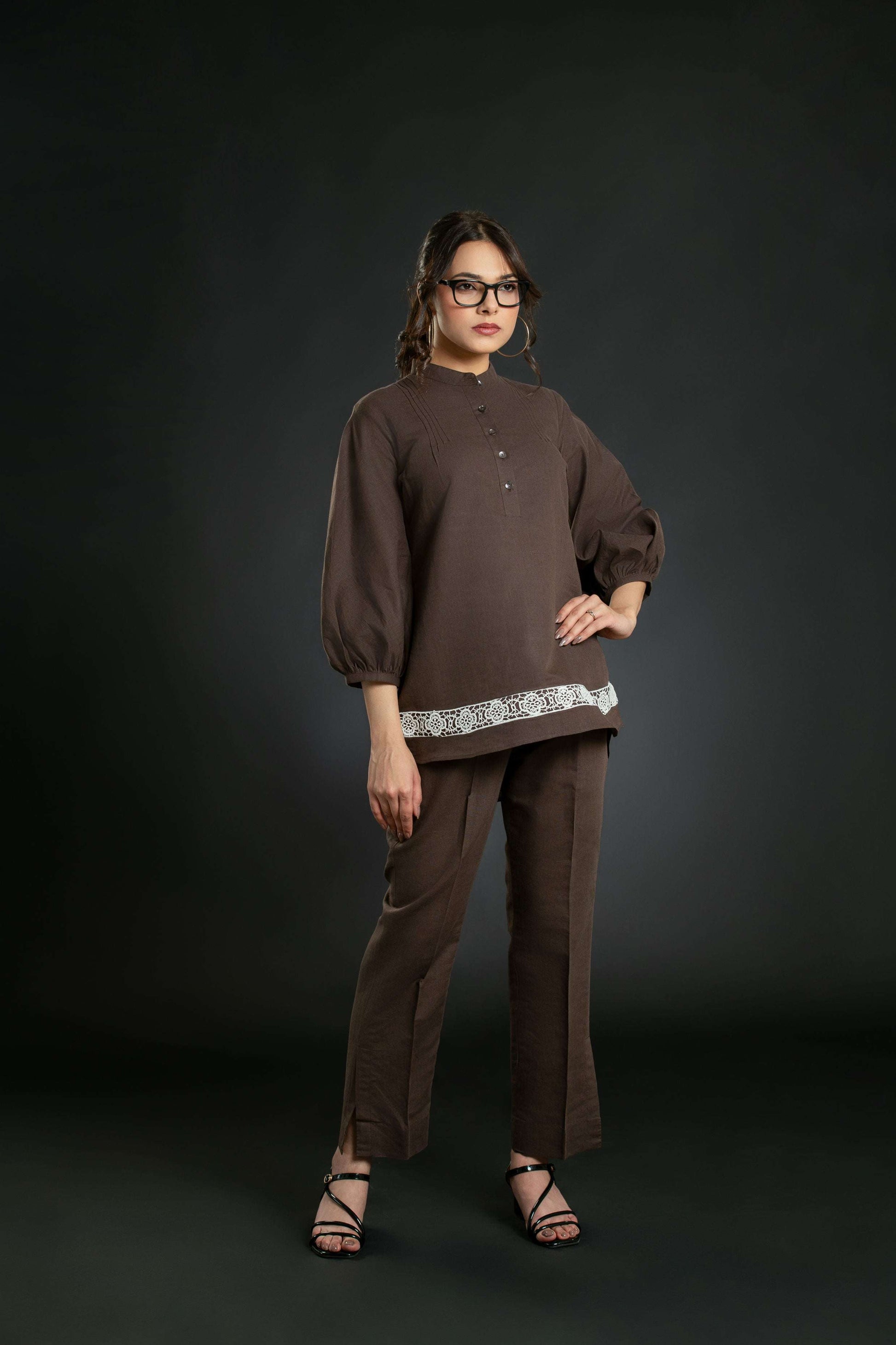 Women's Crochet Lace Short Coord Set Short Co-Ord Set