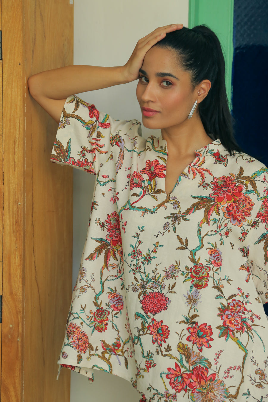 Women’s Vibrant Print Co-Ord Set Co-Ord Set Printed Linen Co-Ord Set