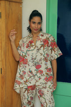 Women’s Vibrant Print Co-Ord Set Co-Ord Set Printed Linen Co-Ord Set