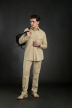 Men's Flap Pocket Linen Co-Ord