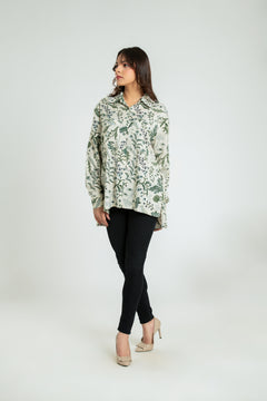 Women's Floral Oversize Fit Shirt