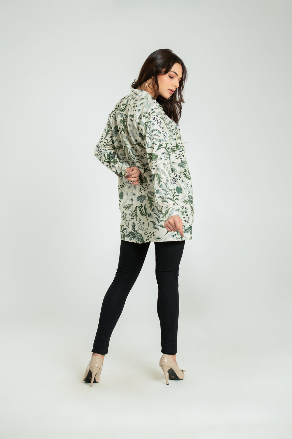 Women's Floral Oversize Fit Shirt