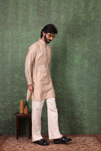 Tarana - Men's Beige Kurta Pant Set