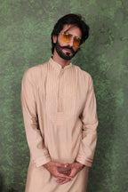 Tarana - Men's Beige Kurta Pant Set
