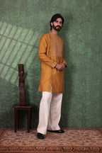 Mizaaj - Men's Mustard Kurta set