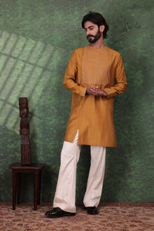 Mizaaj - Men's Mustard Kurta set