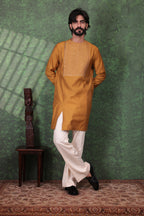Mizaaj - Men's Mustard Kurta set