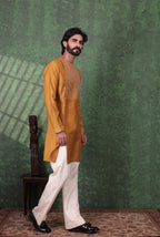 Mizaaj - Men's Mustard Kurta set