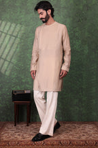 Mizaaj - Men's Beige Kurta set