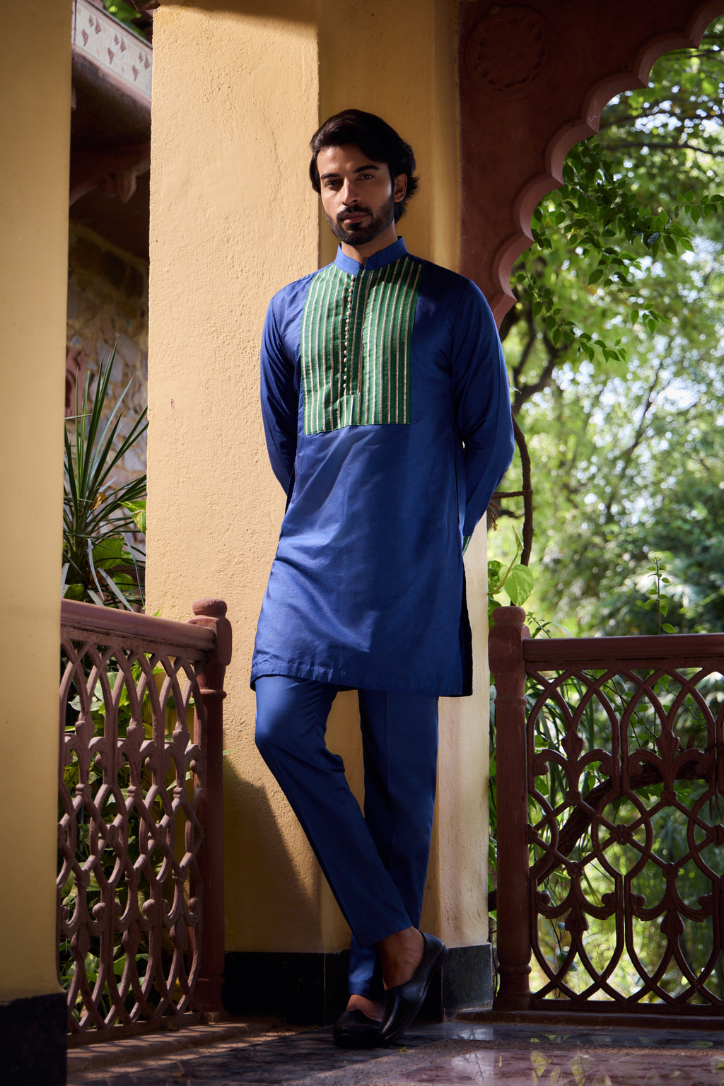 Azaan | Silk Kurta for men 