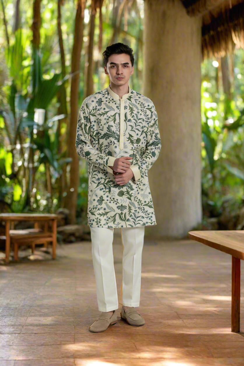 Beige Long Co-ord se