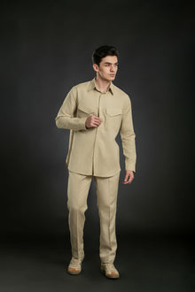 Men's Flap Pocket Linen Co-Ord