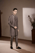 Men's Pin tucks Mid-length Kurta Pant set Kurta Pant Set