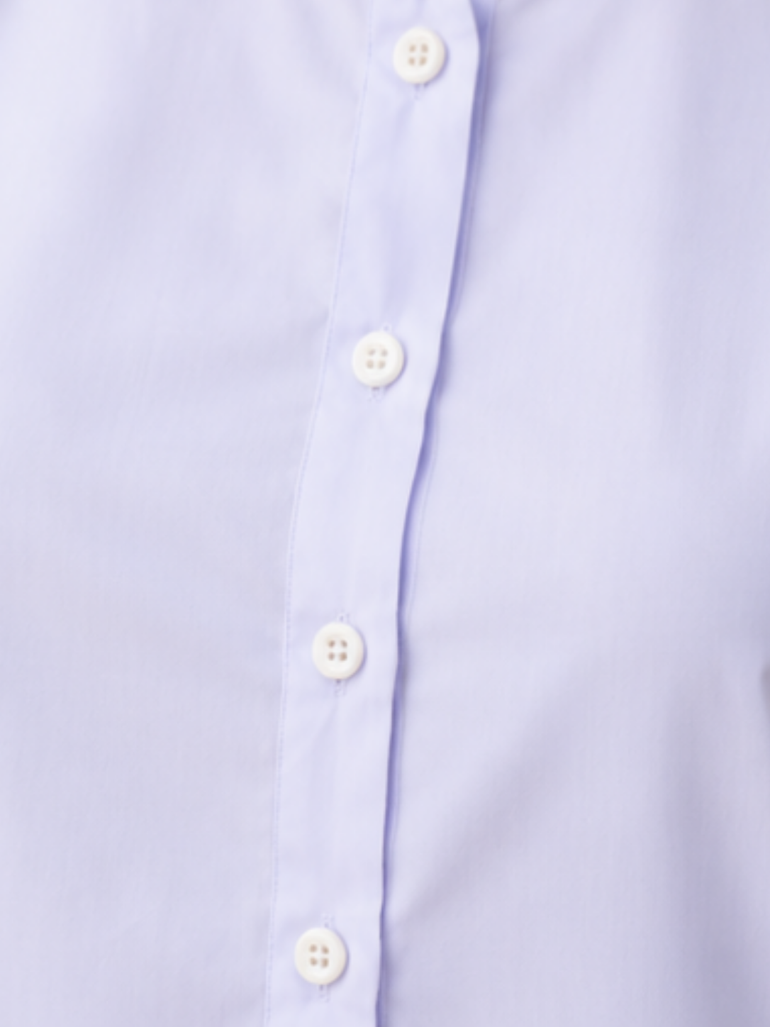 Button Detailed Blue Printed Kurta