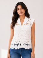 Buy Cap Sleeve Lace Top for Women