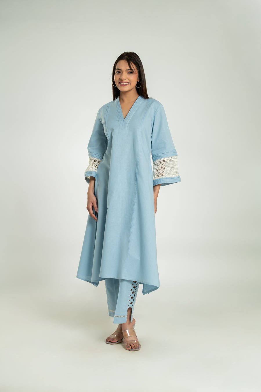 Buy Ice Blue Women Coord Set