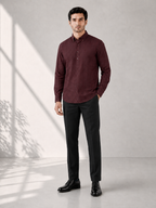 Buy Maroon Stripes Short Kurta 