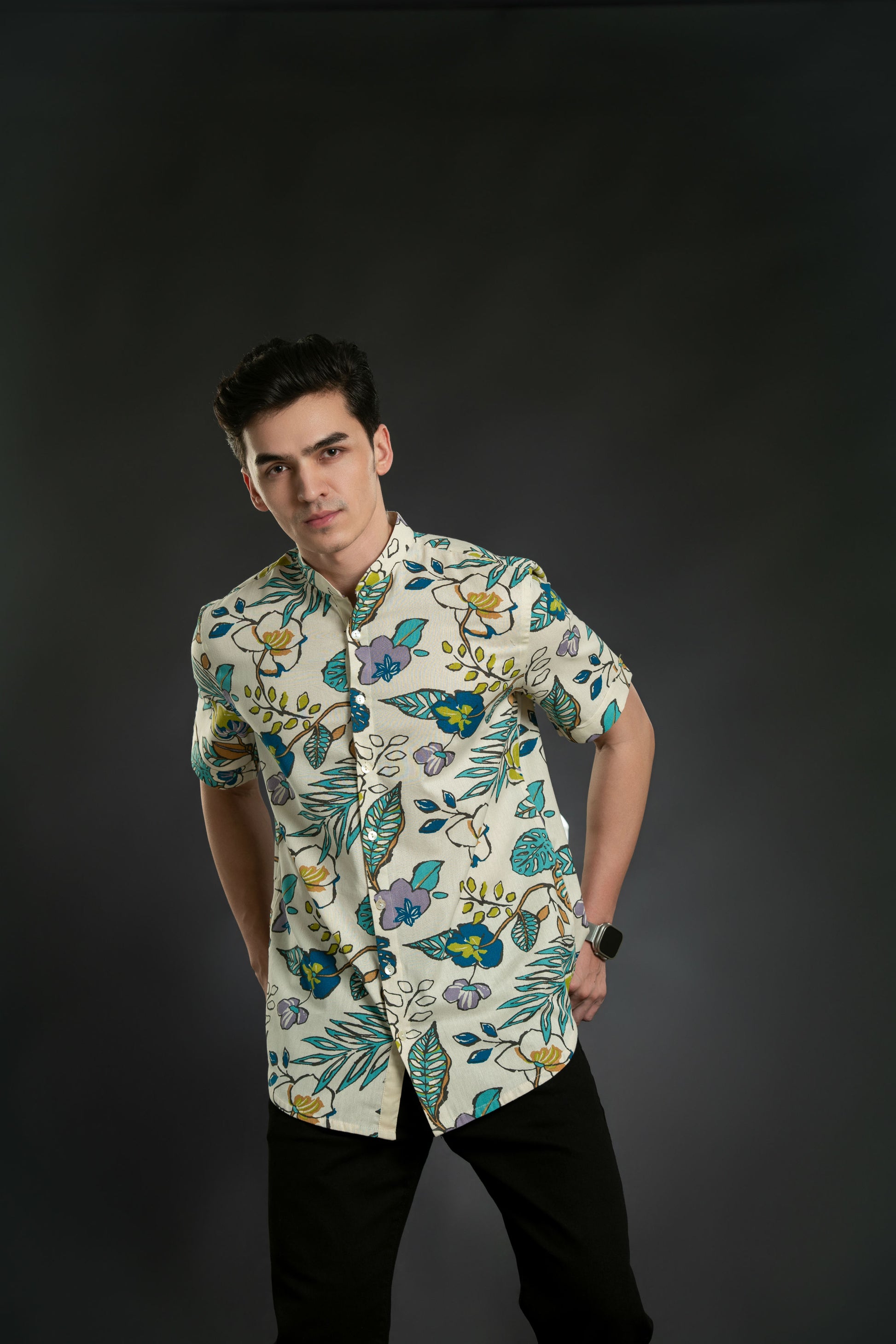 Buy leaf design shirt for men
