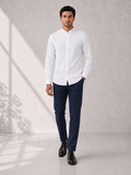 Cotton Dobby Shirt - Mystique White