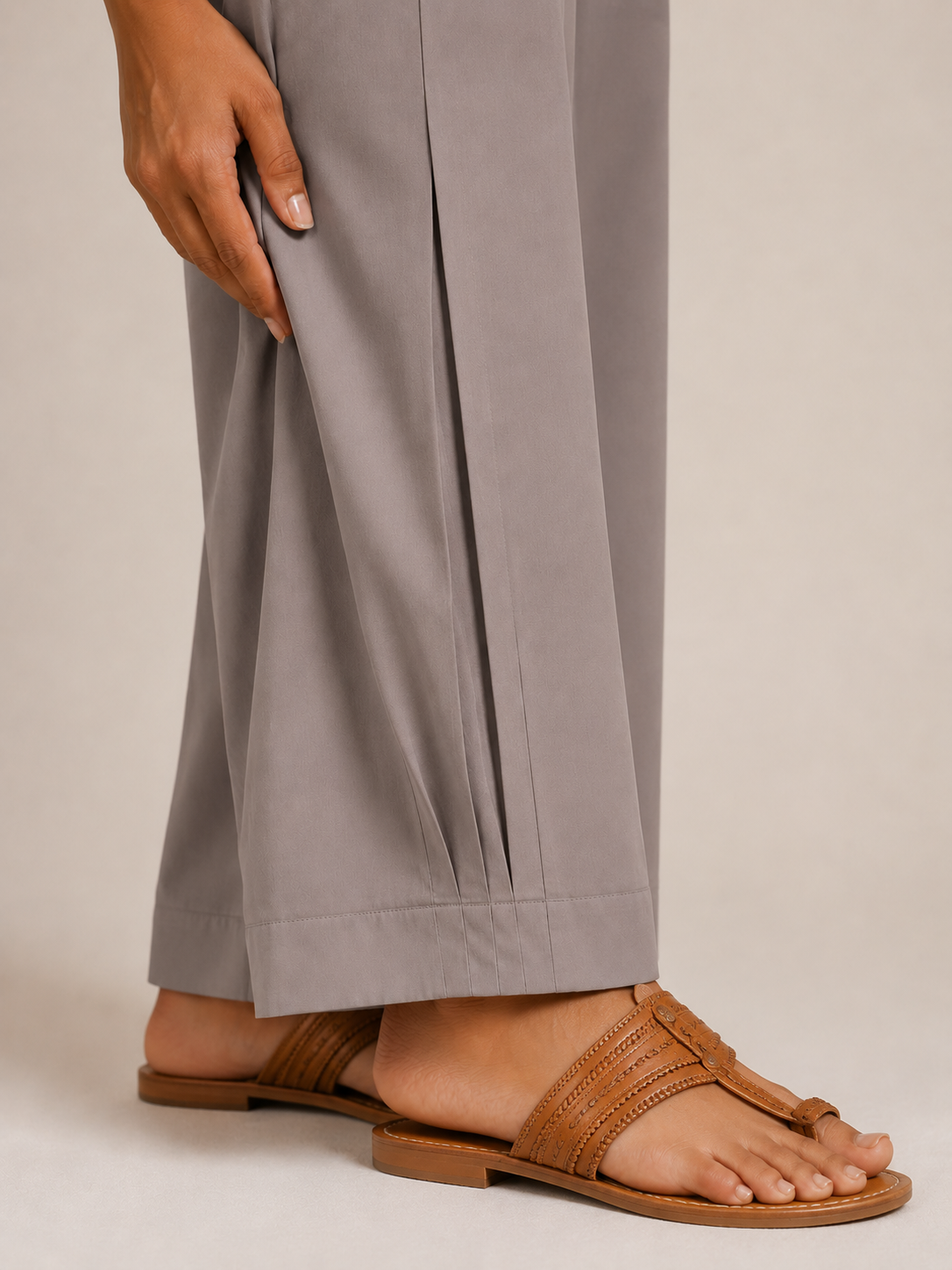 Noor Classic Pathani Set - Grey