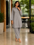 Noor Classic Pathani Set - Grey