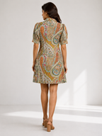 Cotton Paisley Women Dress
