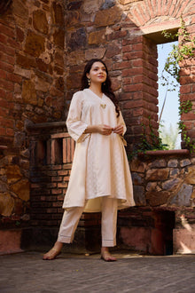 Dilnaaz -  Tussar Silk Women's Short Anarkali