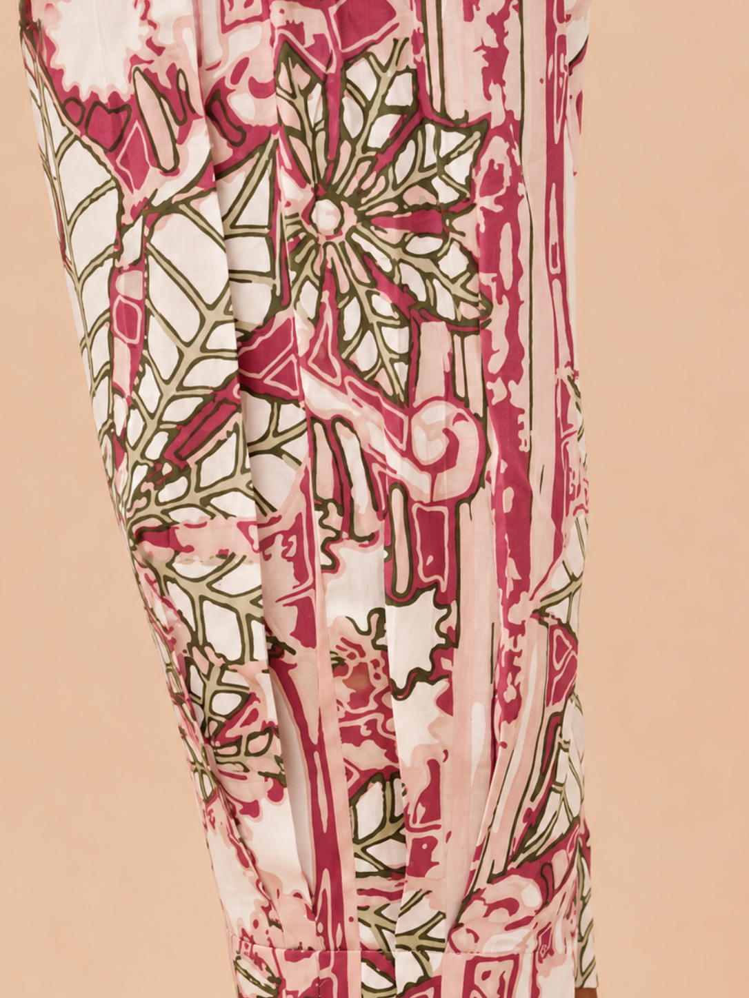 Floral Print Pink Salwar