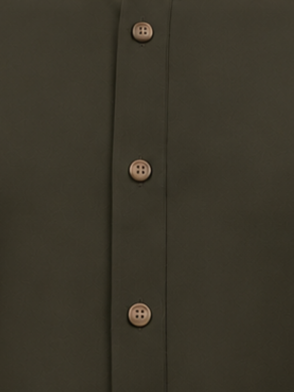 Front Button Placket - Green Pathani
