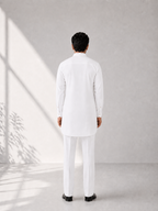 Full Sleeves Fusion Pathani Set for Men