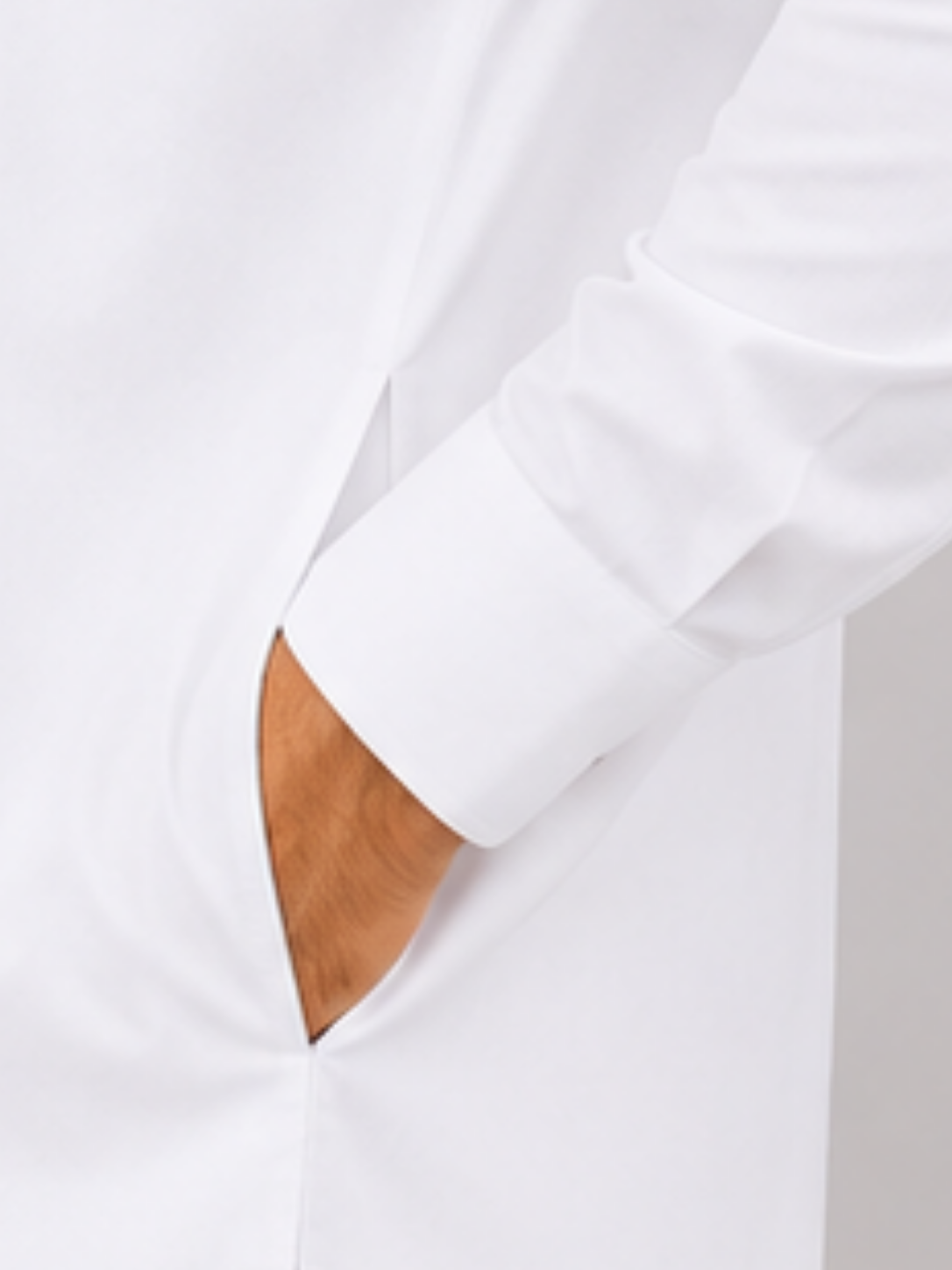 Full Sleeves White Pathani Kurta Set