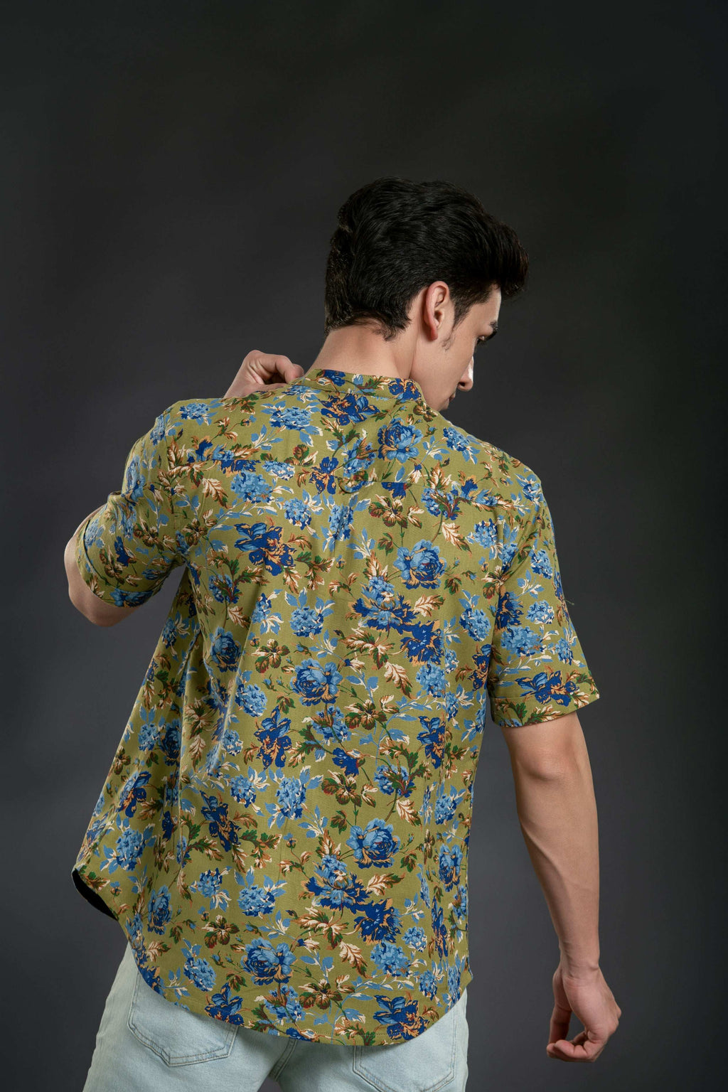 Floral Print Short Sleeve Shirt Casual Shirt