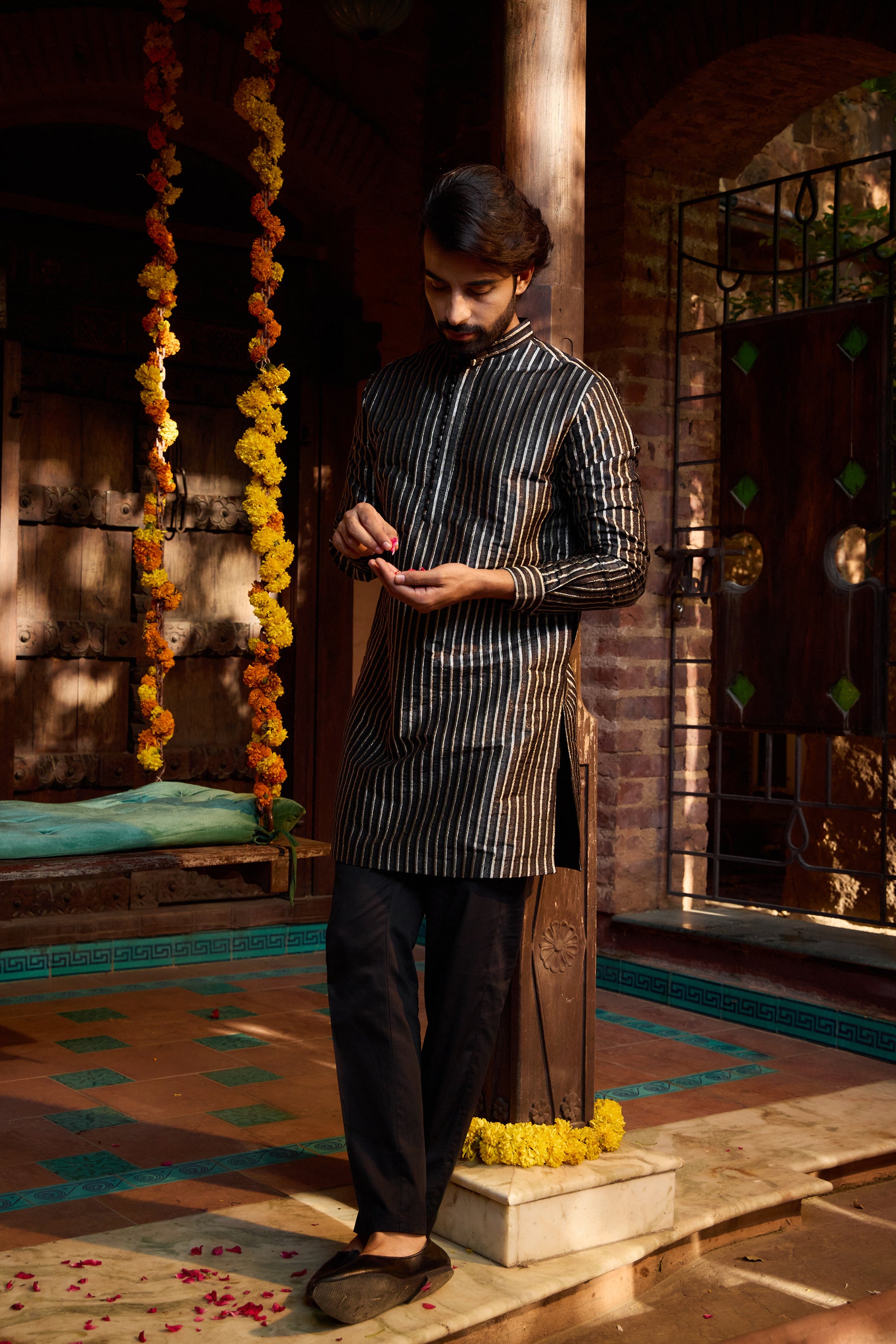 Heera - Black Traditional Kurta set