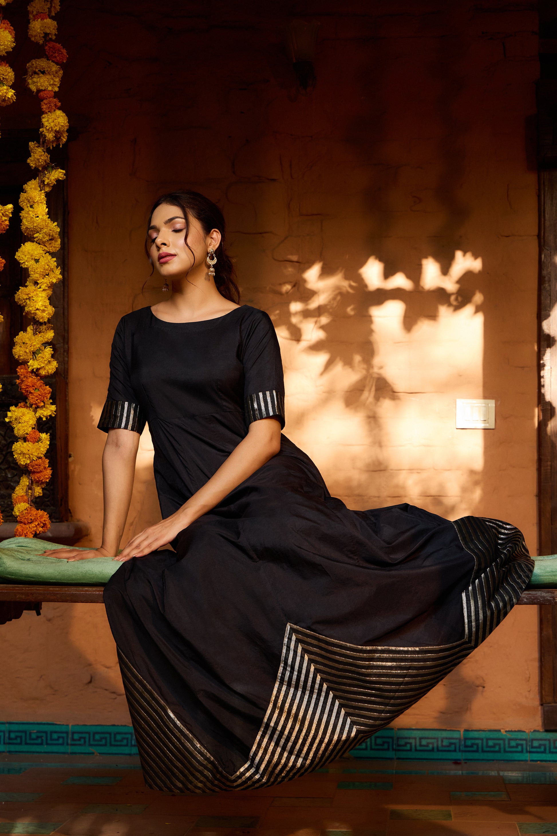 Hunar | Strips design Dress