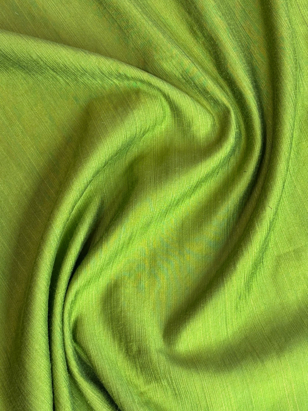 Men's Lustrous Green Kurta with Mandarin Collar