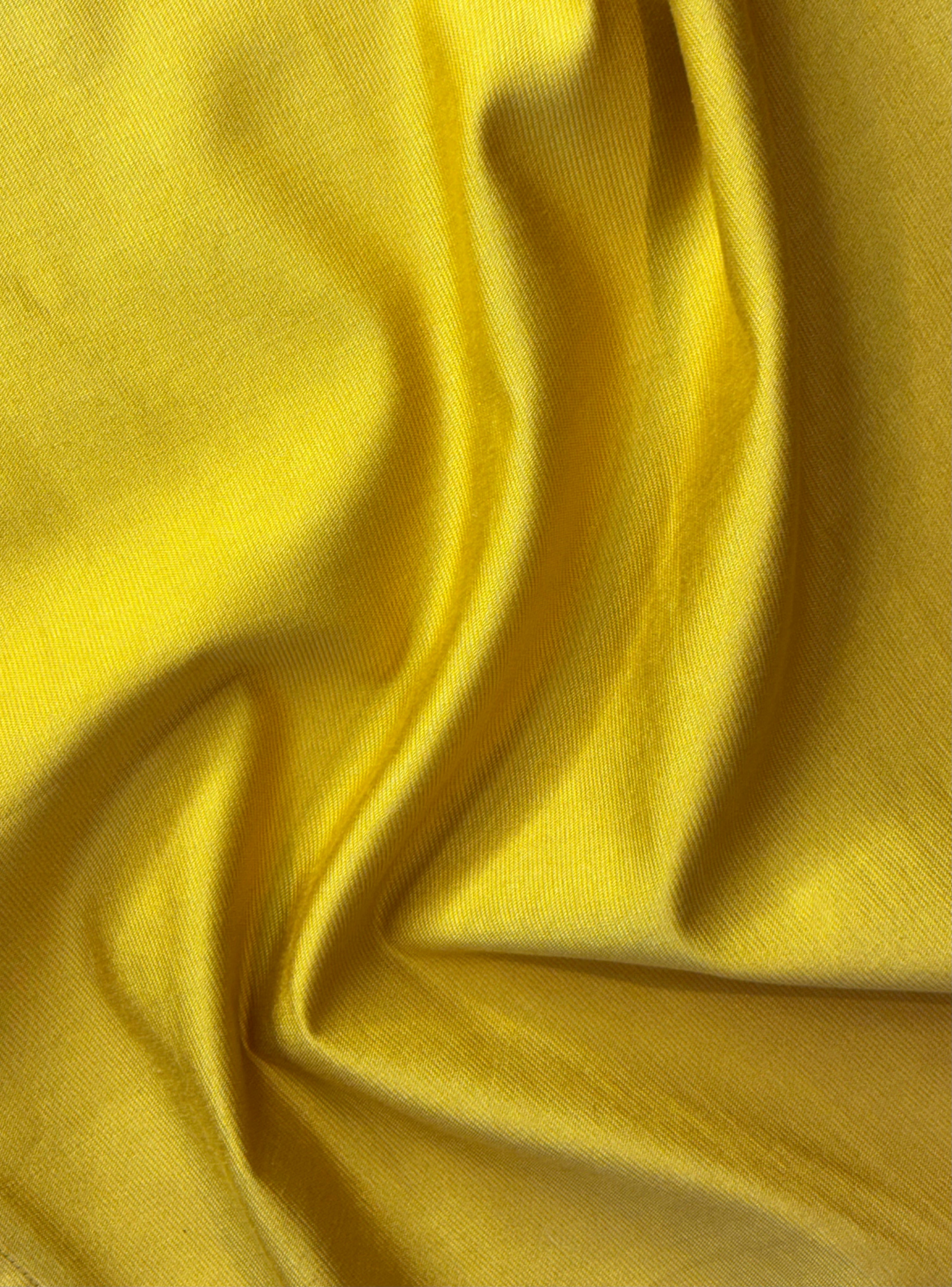 Men's Mustard Kurta with Mandarin Collar