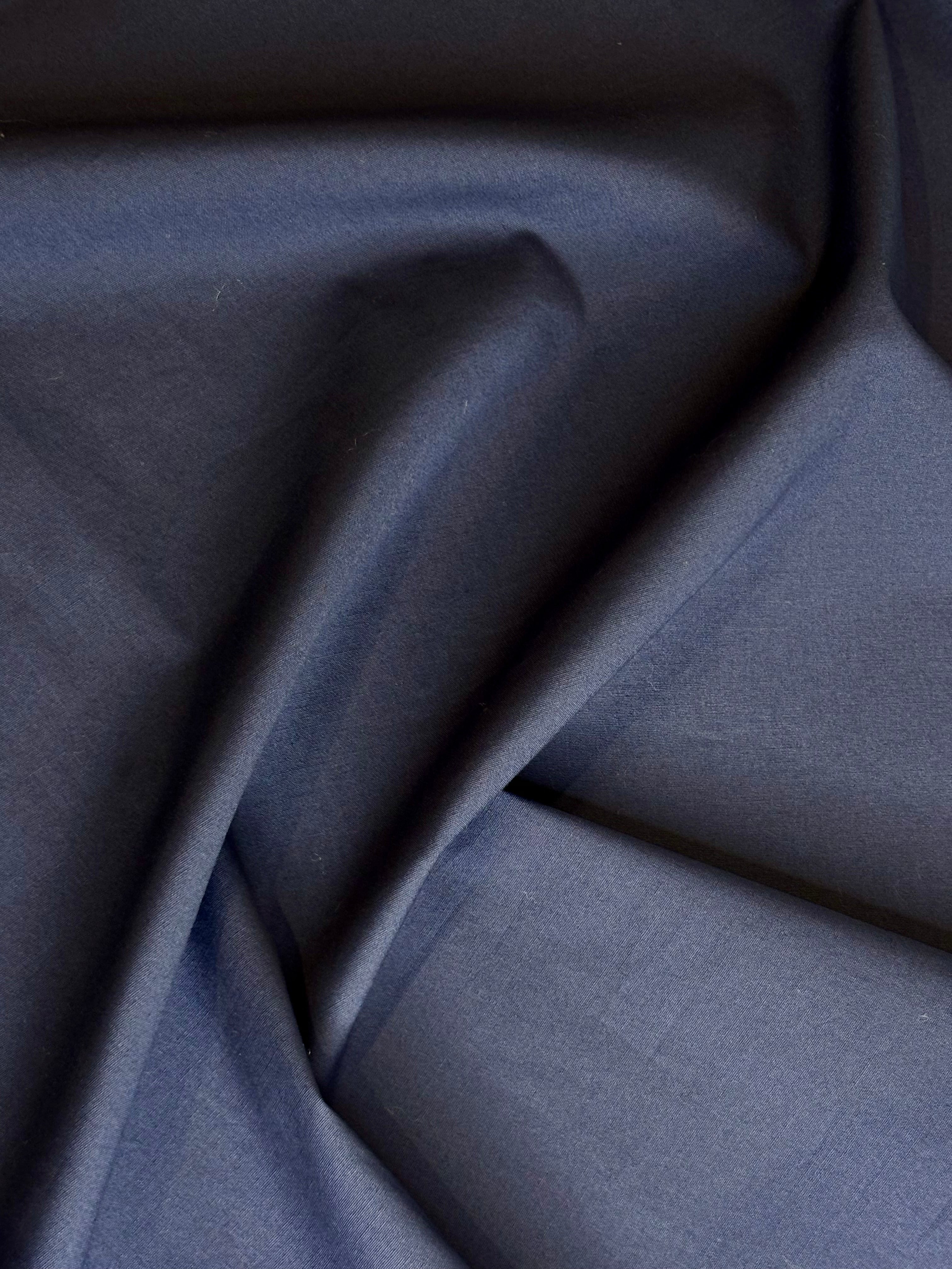 Men’s Navy Blue Mid-length Kurta Pant Set