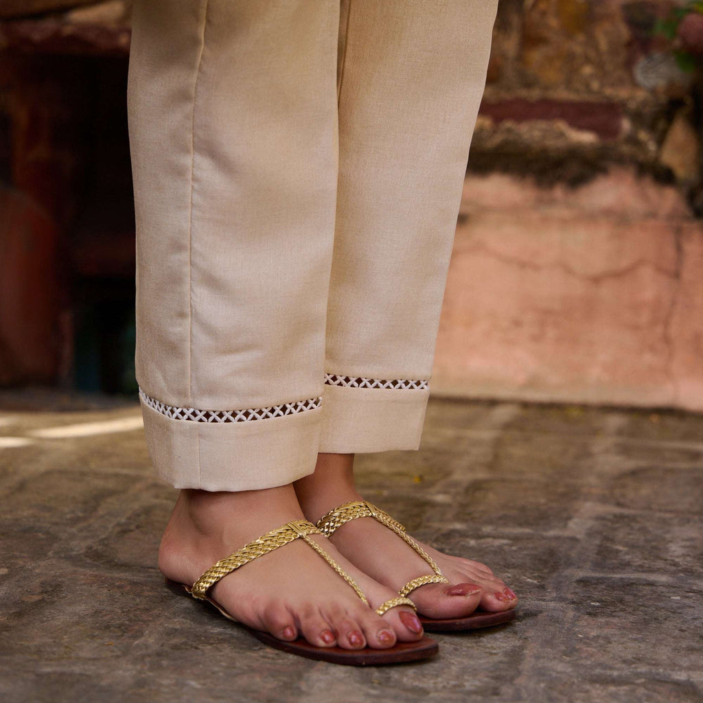 Dilnaaz - V-Neckline 3/4 Sleeves Tussar Silk Women Anarkali Short kalidaar suit Short kalidaar suit