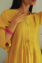 Women’s Golden Yellow Co-Ord Set Co-Ord Set Long Co-Ord Set