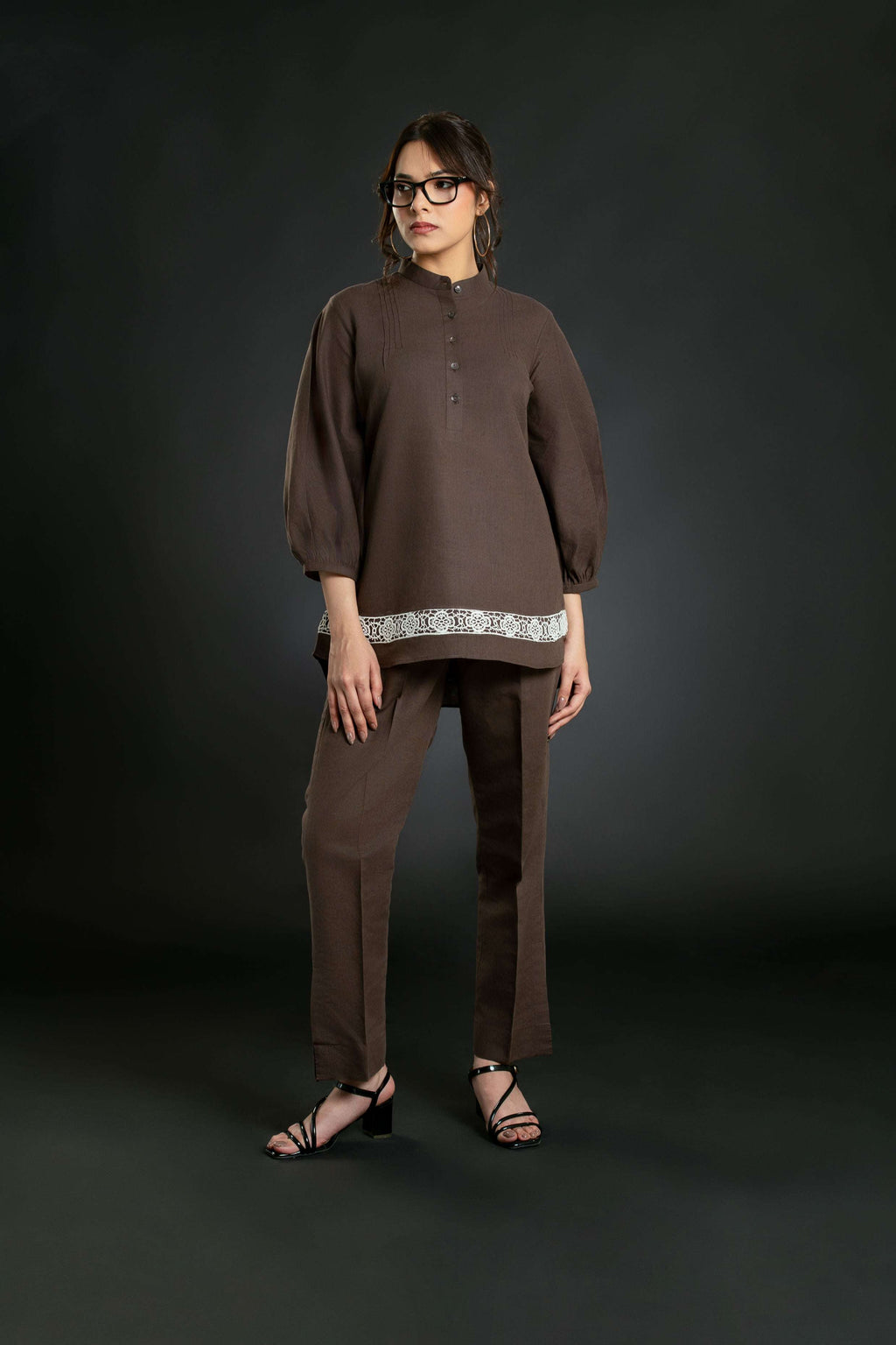 Women's Crochet Lace Short Coord Set Short Co-Ord Set