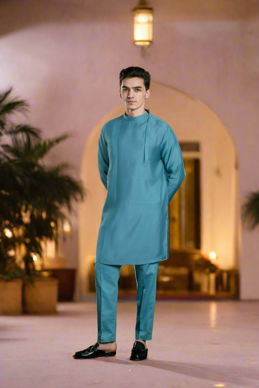 Light Blue mens Kurta set