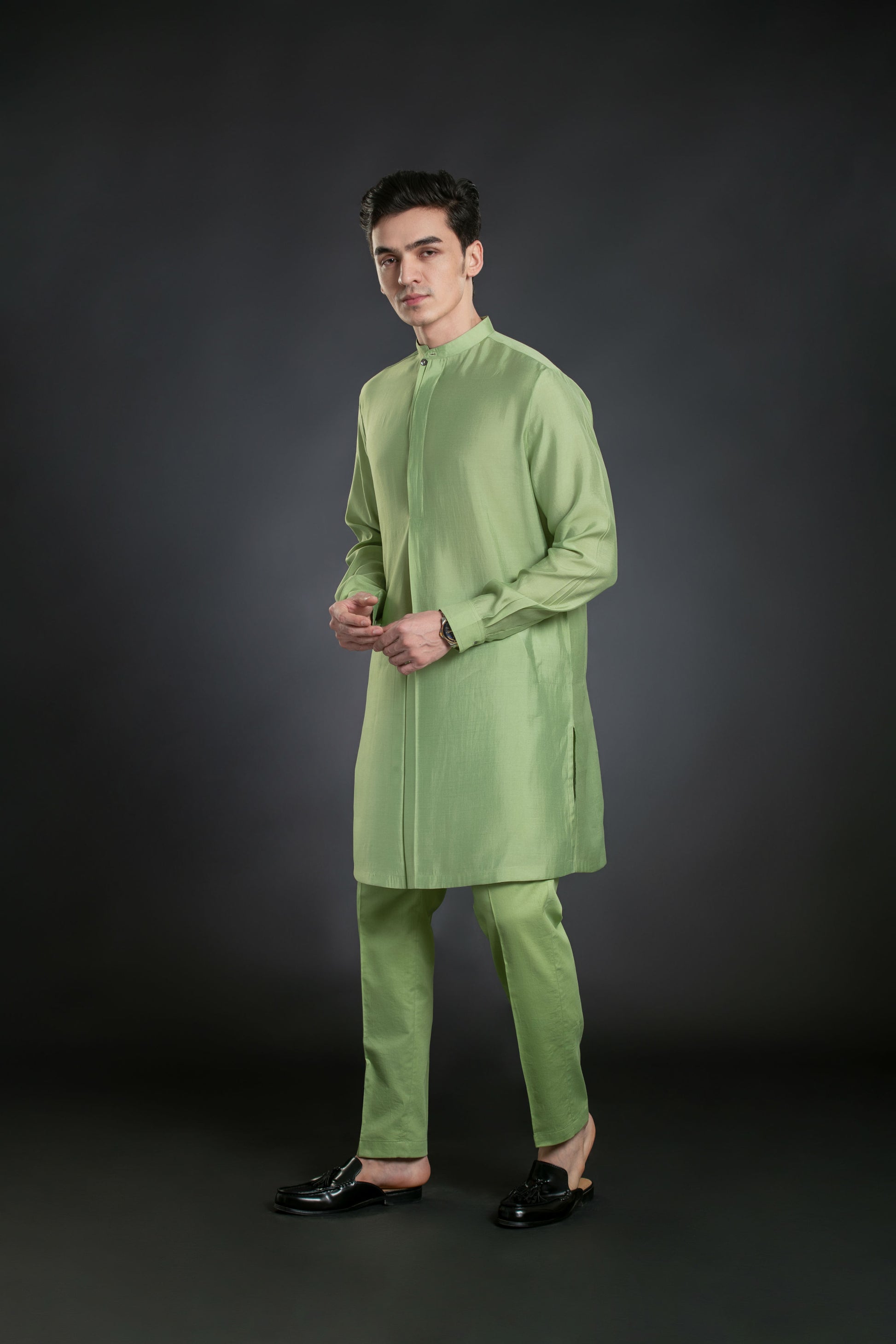 Mid Length kurta for men