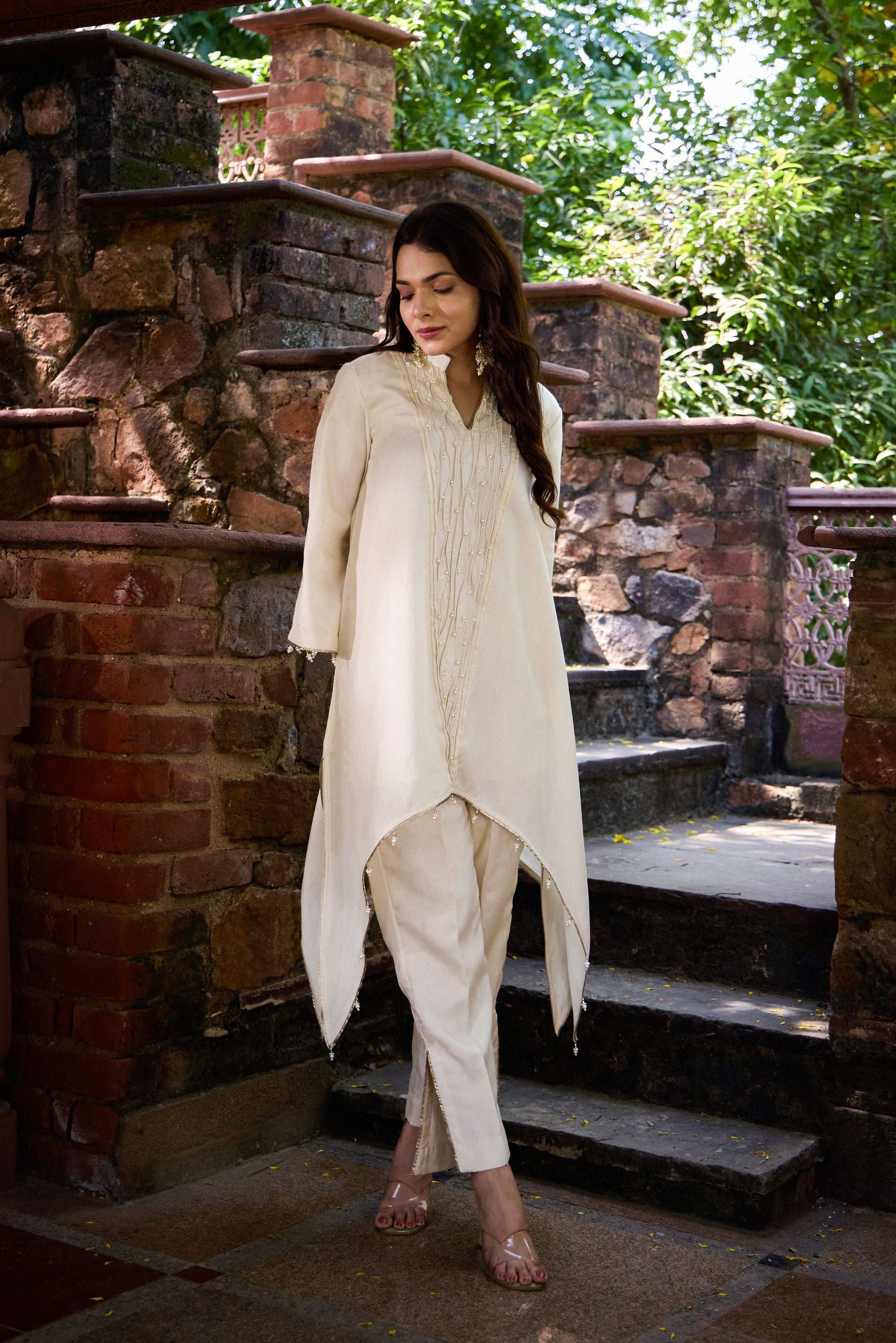 Nayaab & Noor - swatch design bell sleeves Kurta Twin Set Twinning Statement