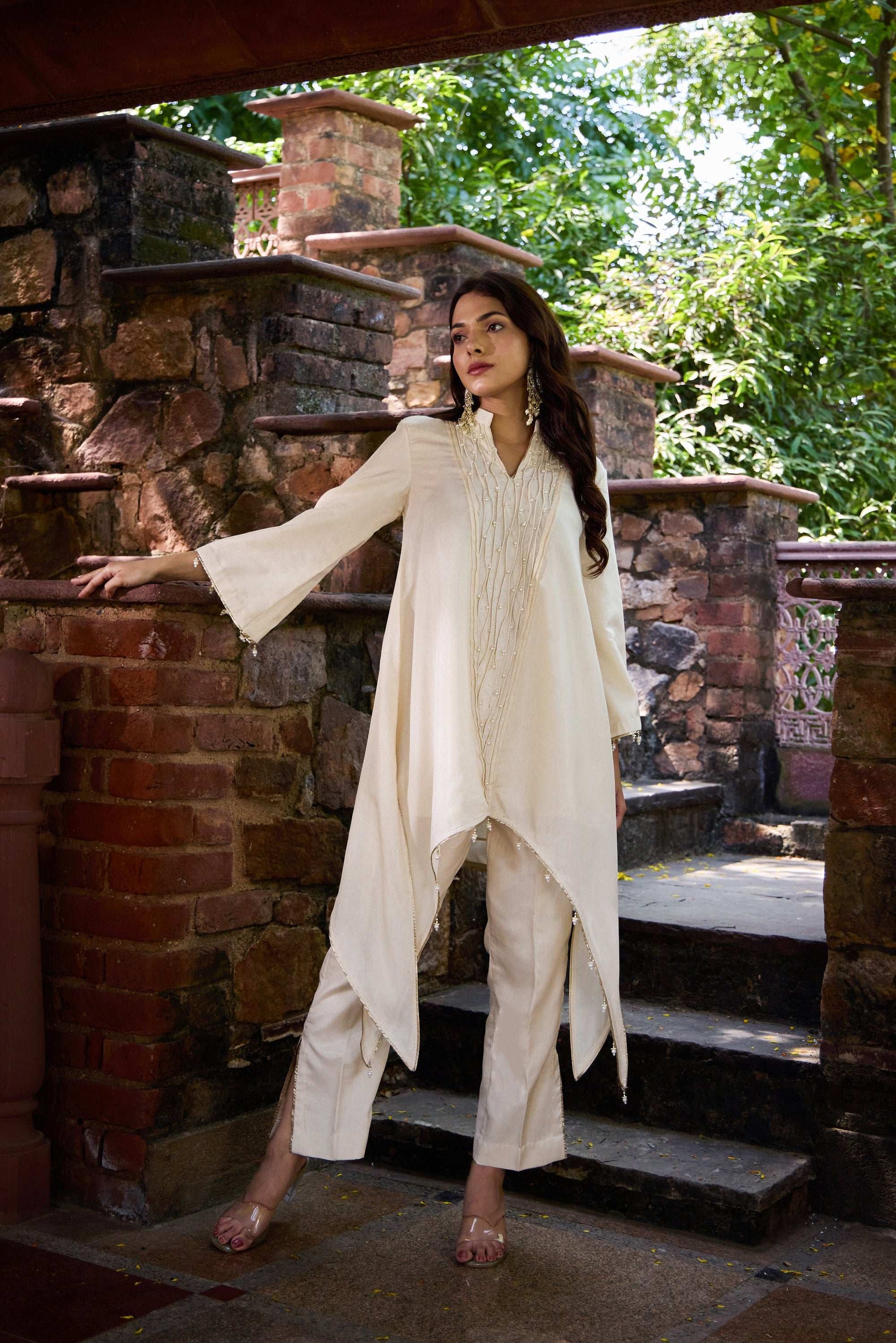 Nayaab & Noor - swatch design bell sleeves Kurta Twin Set Twinning Statement