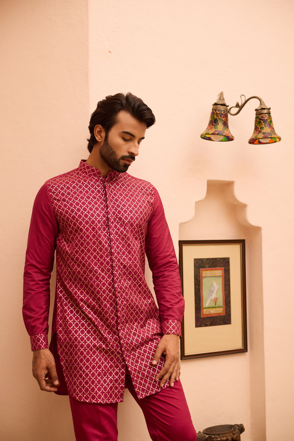 Nuraaz - Mandarin collar kurta