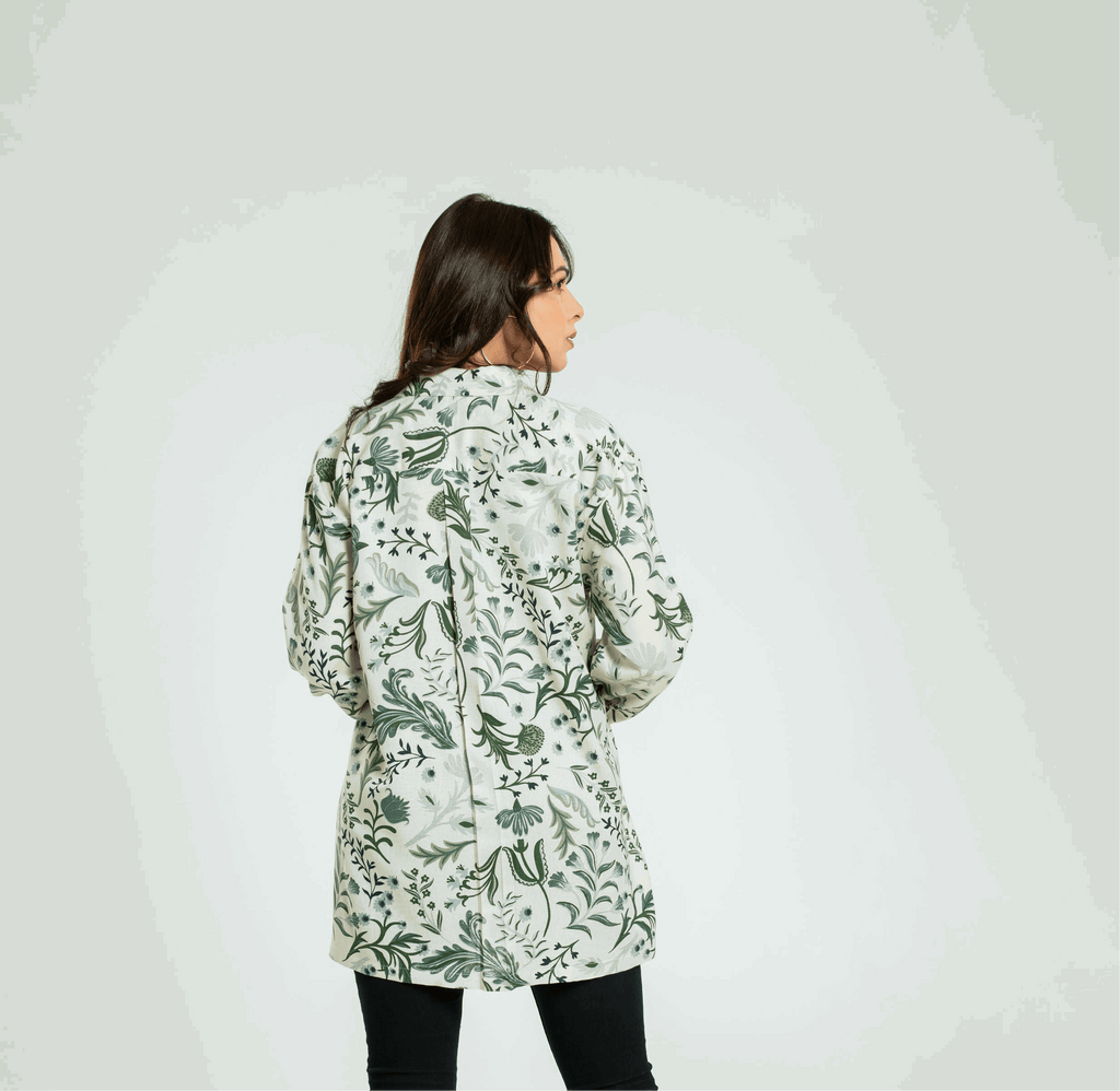 Women's Floral Oversize Fit Shirt Casual Shirt